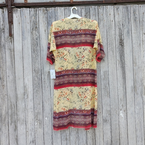 LuLaRoe Women's Sz Small Shirley Kimono Sheer Cover Up Floral Womens Bohemian - Picture 6 of 6